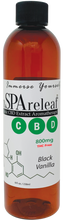 Load image into Gallery viewer, Black Vanilla 800mg - inSPAreleaf CBD 8oz Liquid Aromatherapy
