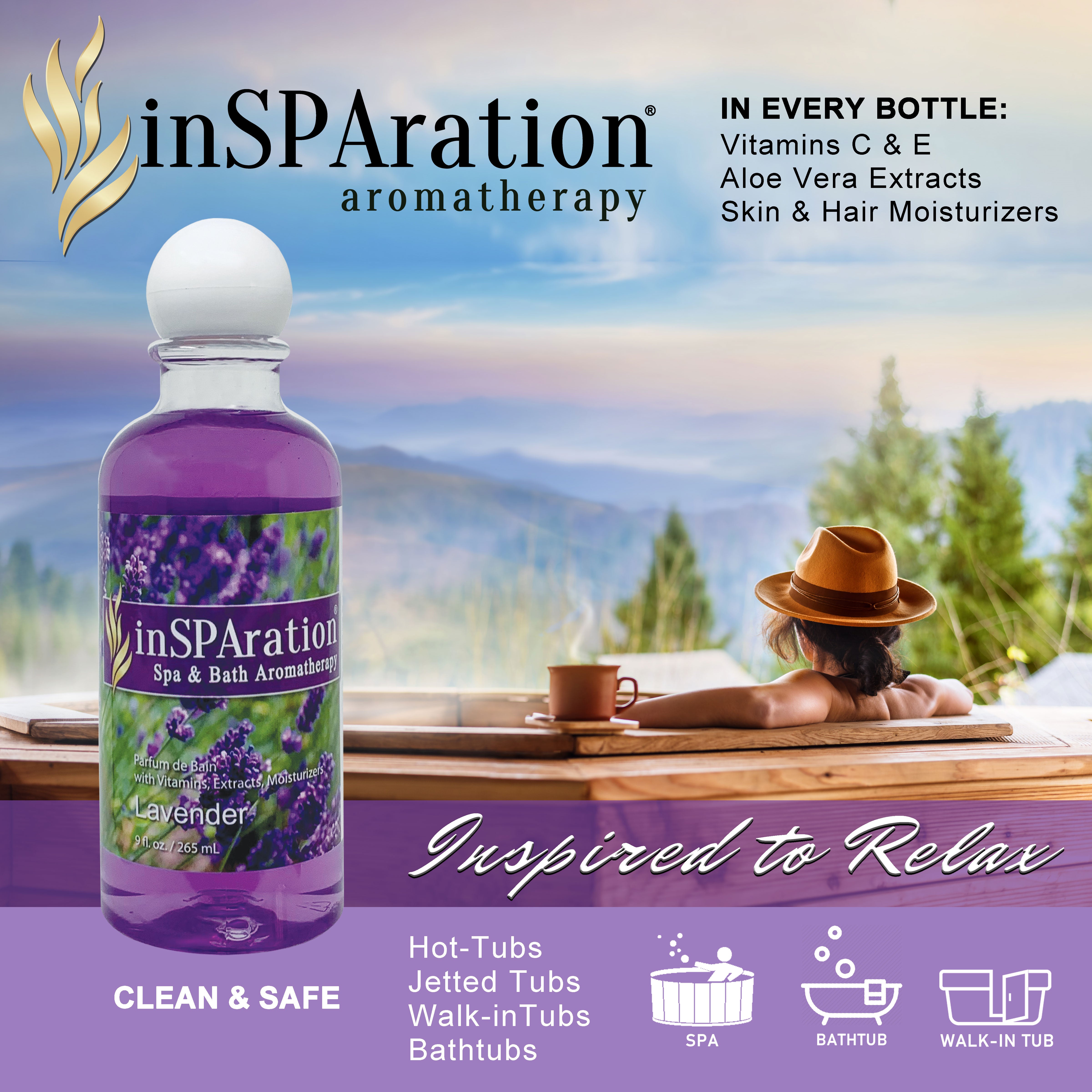 Lavender Relaxation Blend – Oil-Free Aromatherapy for Spa & Bath