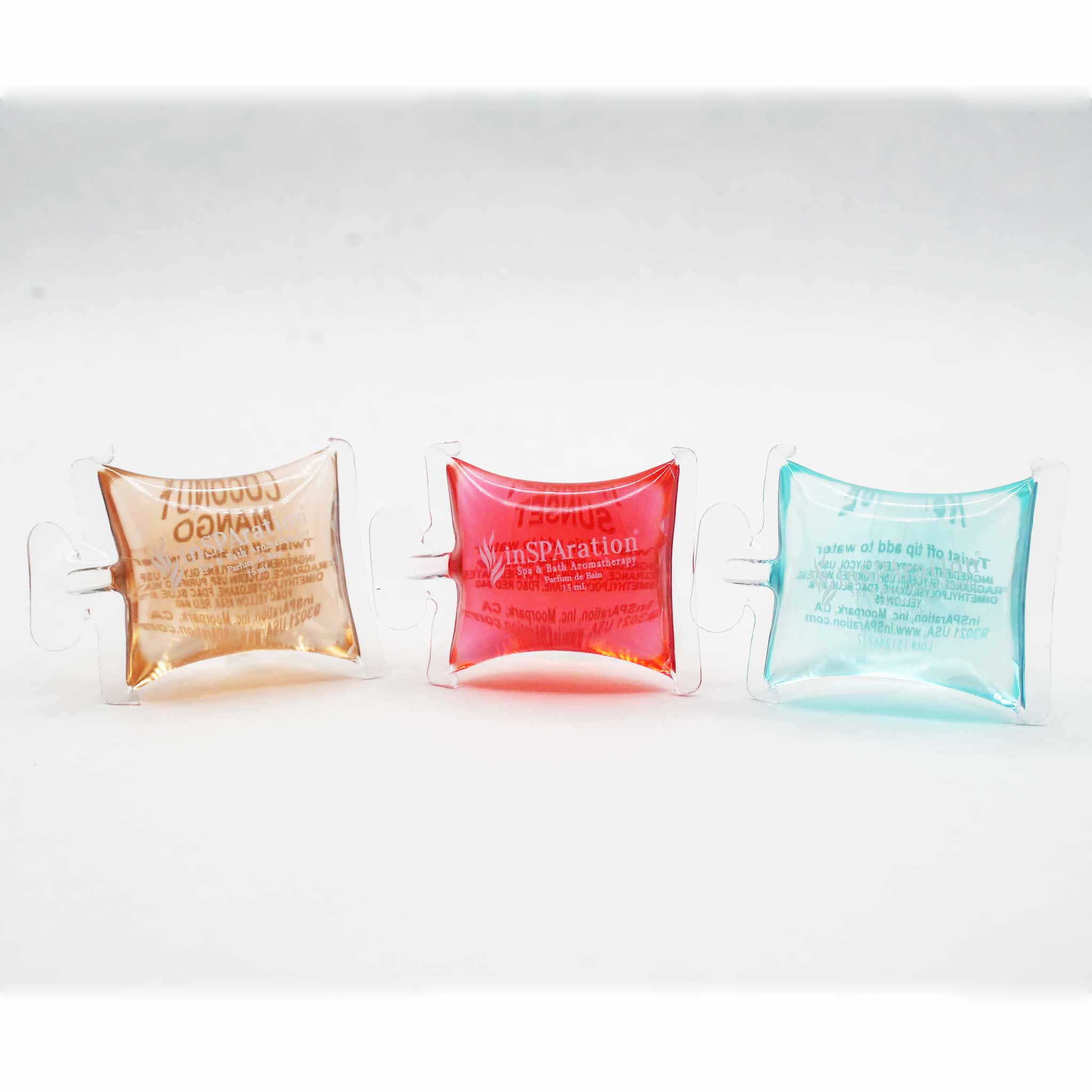 Spa & Bath Liquid Aromatherapy Pillow Packets – Single-Use Scent